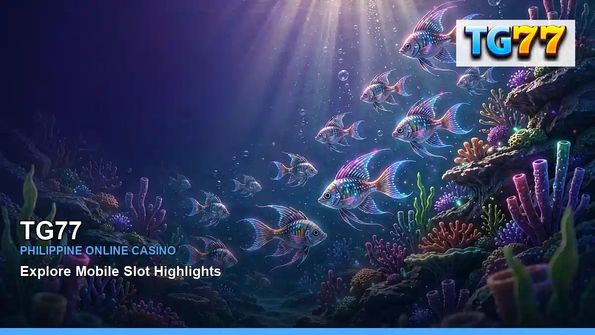 TG77 fish school casino fishing games highlighting mobile-friendly casino play