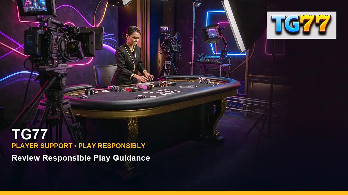 TG77 high-energy live casino table games in a chip macro layout for Philippine players