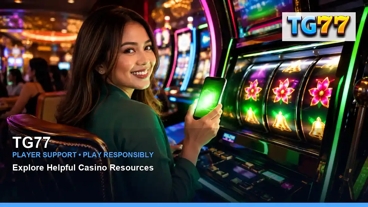 TG77 dynamic casino first deposit rewards highlighting mobile-friendly casino play